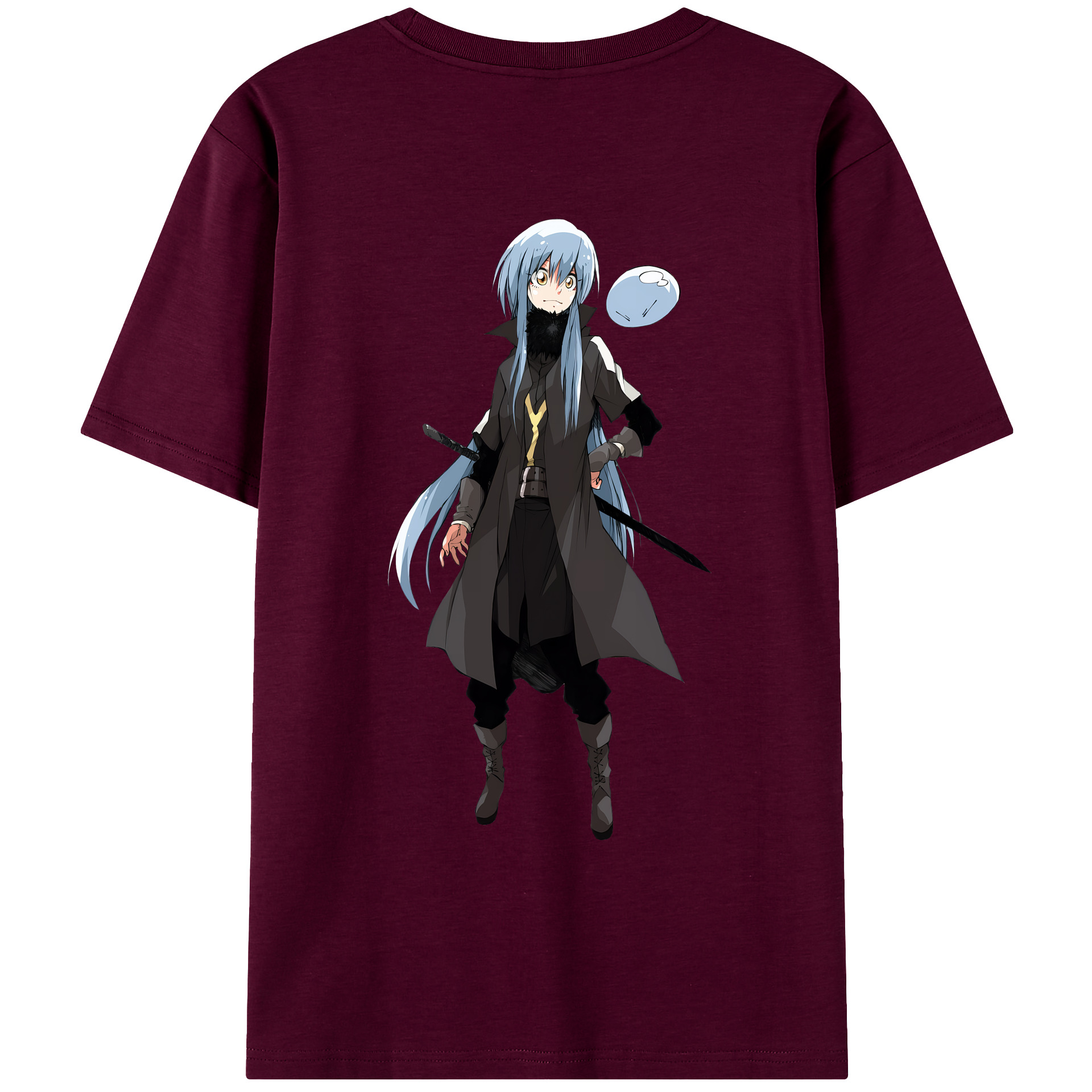 （画像用） 転スラ Regarding Reincarnated to Slime レディース半袖Tシャツ(バックプリント)